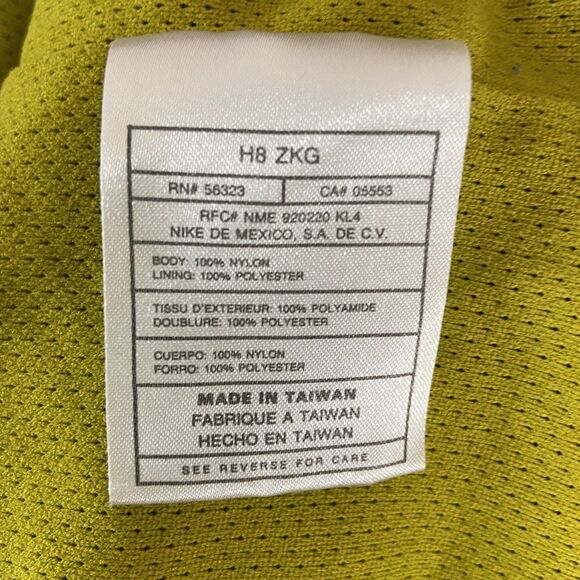 Nike Anorak Windbreaker Jacket Men's XL Green 1/2 Zip Gorpcore Baggy VTG 90s - Picture 8 of 9